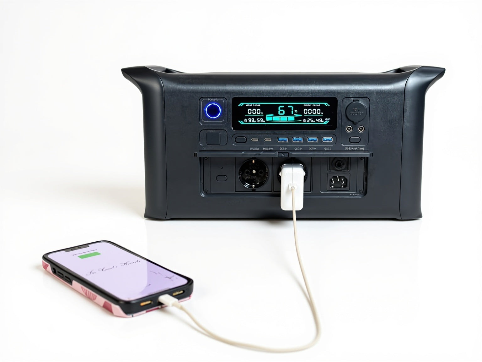 1 kWh draagbare (camping) accu